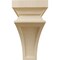 Ekena Millwork 4"W x 4 3/4"D x 8"H Small Nevio Wood Corbel, Rubberwood CORW04X04X08NERW - alternate 2